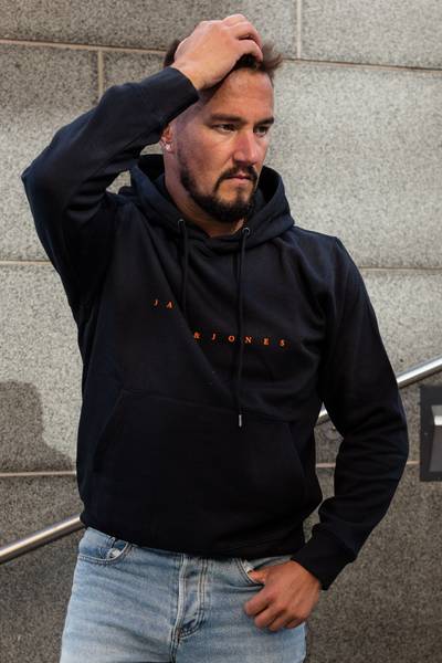 Star felpa blu scuro JACK&JONES Star felpa blu scuro JACK&JONES
