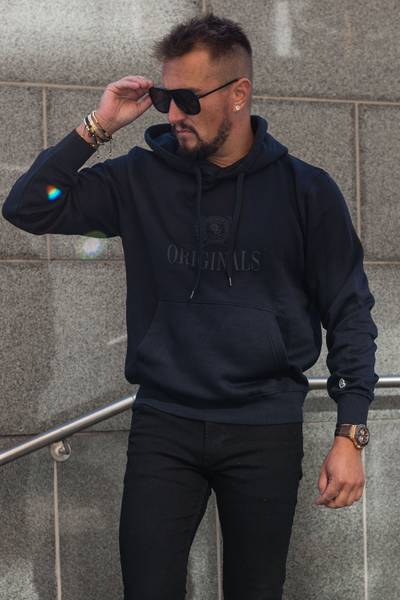 Fredriksberg felpa blu JACK&JONES Fredriksberg felpa blu JACK&JONES