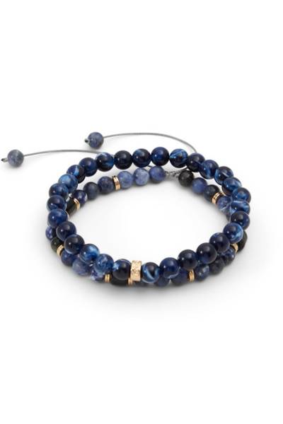 Bracciale da uomo blu a due pezzi ALDO