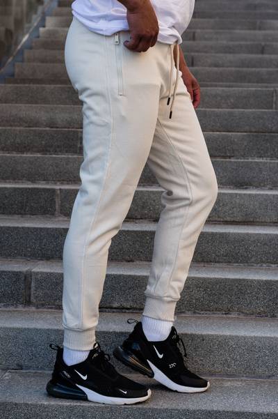 City pantaloni in felpa beige JERONE City pantaloni in felpa beige JERONE