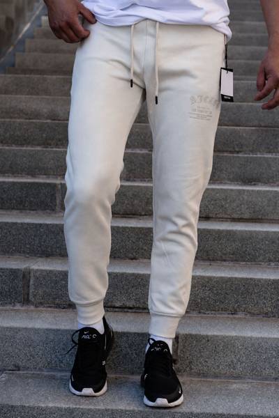 City pantaloni in felpa beige JERONE City pantaloni in felpa beige JERONE