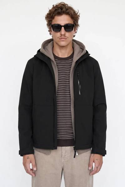 Giacca tecnica nera JACK&JONES
